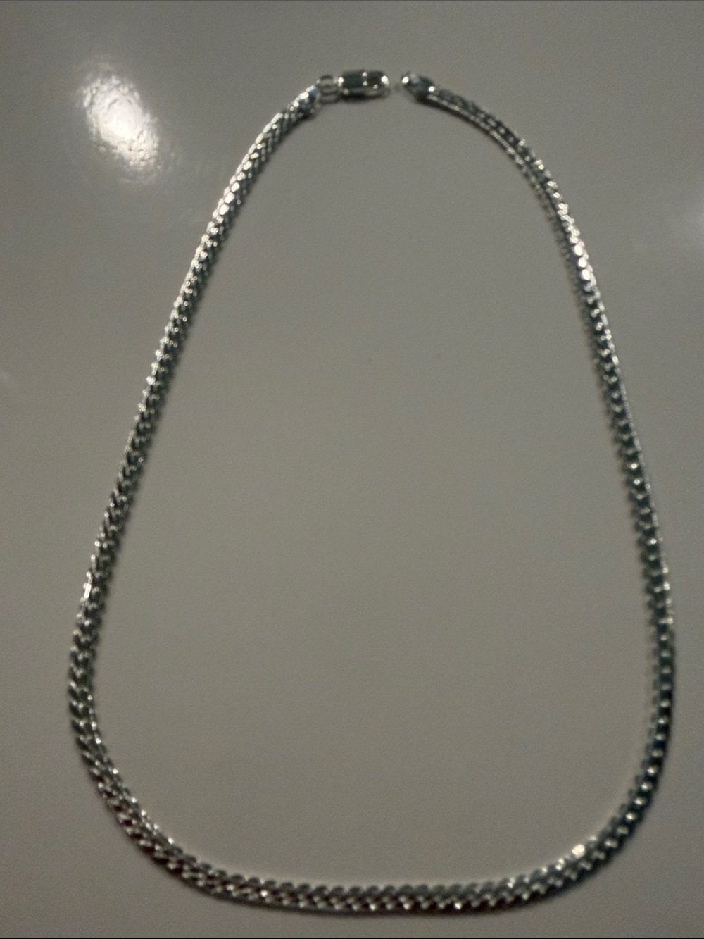 925 Sterling Silver 20” Link Chain Necklace Lobster Clasp